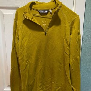 Wool Ibex Half zip pullover/baselayer